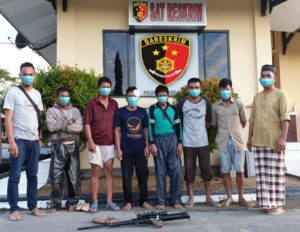 Maling Sapi di Konsel Dibekuk Polisi, Senjata Angin PCP dan Dua Golok Ikut Diamankan