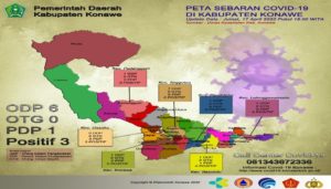 Update Covid-19 Konawe, Jumlah ODP Bertambah, Tiga Pasien Positif Menunggu Follow Up Hasil Swab Test