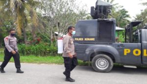 Percepat Penanganan Covid-19, Personel Polres Konawe “Masuk Desa”