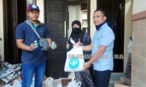 Peduli Keselamatan Wartawan, Yayasan S3 Sultra Bagikan Hand Sanitizer