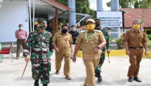 Kunjungi Labkesda Soppeng, Danrem 141 Toddupuli Apresiasi Langkah Bupati Dalam Memutus Rantai Penyebaran Covid-19