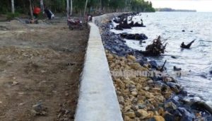 Pembangunan Pengaman Abrasi Pantai Pudonggala Utama Wujudkan Impian Masyarakat