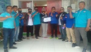 Dua Puskesmas Terima Bantuan Masker dari DPK KNPI Wakorumba Utara