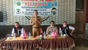 Kades di Konawe Gelar Pelatihan Pengoperasian Aplikasi Desa Melawan Covid-19