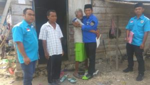 Peringati HUT Ke 47, KNPI Butur Resmikan Bantuan KWH Listrik Gratis