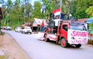 Siap Menangkan Paslon RABU, Sahabat Sudiro Gelar Konvoi Akbar