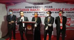 KPU Koltim Resmi Tutup Pendaftaran Bapaslon Kada