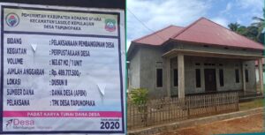 Pemdes Bersama Warga Tapunopaka Bangun Perpustakaan Desa