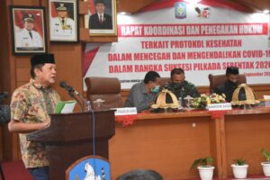 Sukseskan Pilkada Serentak 2020, Kesbangpol Soppeng Gelar Rapat Koordinasi