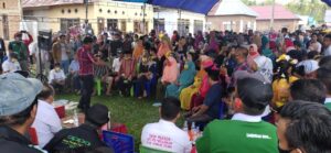 Kampanye Terbatas di Kecamatan Sawa, Massa Simpatisan RABU Membeludak