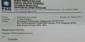 PAW Ketua DPRD Konawe Kembali Bergulir