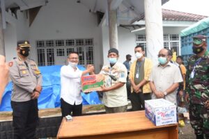 Serahkan Bantuan Secara Simbolis, Bupati Soppeng: Duka Mamuju Juga Duka Orang Soppeng