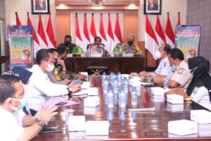 Bupati Soppeng Pimpin Rapat Koordinasi tentang Pendisiplinan Protokol Kesehatan Covid-19
