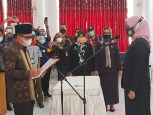Abu Hasan Lantik Yuni Nurmalawati Sebagai Pj Sekda Butur