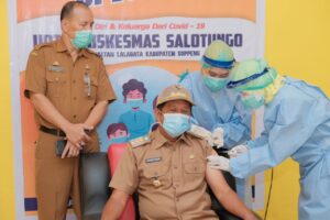 Bupati Soppeng bersama Forkopimda Kembali Menerima Vaksinasi Kedua