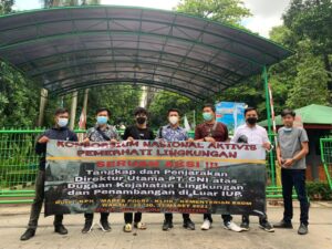 Demo di Kementerian Lingkungan Hidup, KN-APL Pertanyakan Kejelasan Saham Pemda Kolaka di PT CNI