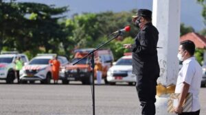 Bupati Konut Pimpin Apel Gelar Pasukan Operasi Ketupat 2021