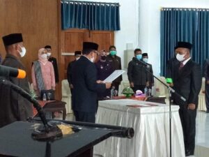 Dilantik Oleh Bupati, Muhammad Hardhy Muslim Resmi Menjabat Sebagai Sekertaris Daerah Butur