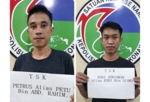 Satuan Narkoba Polres Konawe Ungkap Tindak Pidana Narkotika, Dua Tersangka Diamankan