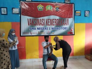 Gerai Vaksinasi Kemerdekaan Maksimal, Stok Vaksin Polres Konawe Habis