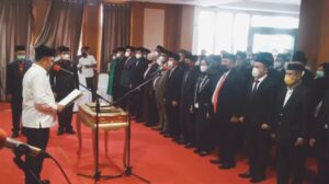 Lantik Pejabat Eselon II dan III, Bupati Konut Himbau ASN Hindari Korupsi dan Nepotisme