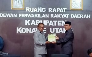 DPRD Konut Terima Rancangan KUA – PPAS Tahun 2022 dari Pemda
