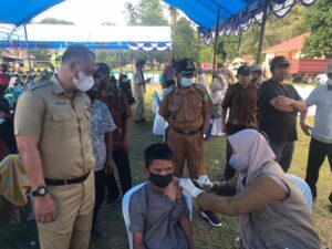 Kabupaten Konawe Lampaui Target Vaksinasi 70 Persen