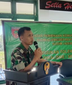 Cegah Tangkal Radikalisme dan Separatisme, Kodim 1429 Butur Gelar Pembinaan Komunikasi Sosial