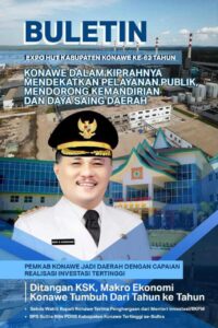 KSK Persembahkan Dua Penghargaan Sebagai Kado HUT Konawe Ke-62 Tahun 2022