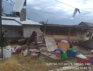 Diterjang Angin Puting Beliung, Puluhan Rumah Warga di Konawe Rusak Berat