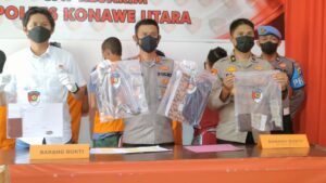 Awal Tahun 2022, Polres Konut Ungkap Empat Kasus Enam Tersangka