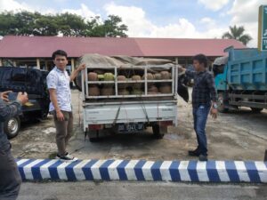 Bawa Ratusan Tabung Gas Elpiji Tanpa Dokumen Resmi, Warga Besulutu Diamankan Polisi