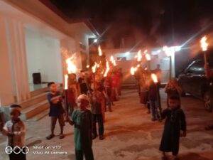 Sambut Hari Kemenangan, Majelis Dzikir Ittihadul Gelar Pawai Obor