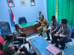 Kasubdit Bin Polmas Dit Binmas Polda Sultra Berkunjung ke Badan Kesbangpol Butur