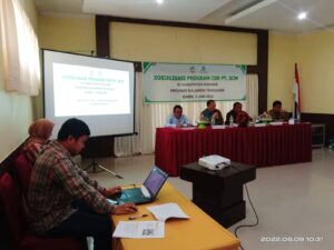 Buka Sosialisasi Program CSR PT SCM, Ini Harapan Sekda Konawe