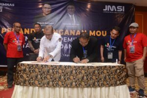 Sukseskan Pemilu dan Pilkada Serentak 2024, JMSI dan KPU RI Teken MoU