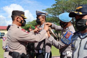 Kapolres Konawe Pimpin Apel Gelar Pasukan dalam Rangka Ops Zebra Anoa 2022