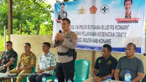 Kapolres Konawe Imbau Masyarakat Routa Jaga Kamtibmas Jelang Natal dan Tahun Baru 2023