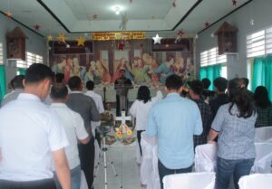 Rayakan Natal Bersama Warga Binaan, Begini Pesan Kepala Rutan Unaaha