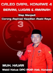 Siap Jadi Corong Keadilan, Muh Hajar Pastikan Diri “Bertarung” di Dapil Konawe 4