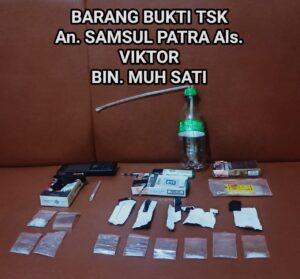 Ungkap Peredaran Gelap Narkotika, Sat Res Narkoba Polres Konawe Amankan Tersangka dan Barang Bukti Sabu-Sabu 3,46 Gram