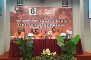 Sekjen Partai Buruh Konsolidasi Pemenangan Pemilu 2024 di Sultra