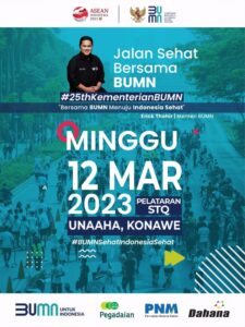 Jalan Sehat BUMN di Konawe Bakal Diikuti Ribuan Peserta