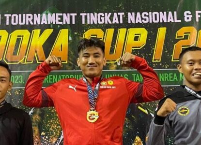 Personel Polres Konawe Raih Medali Emas Kejuaraan Shindoka Cup Nasional Open