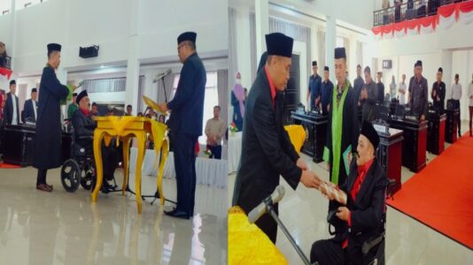 SAH, Suharto Dilantik Sebagai Anggota DPRD Konawe Pengganti Antar Waktu