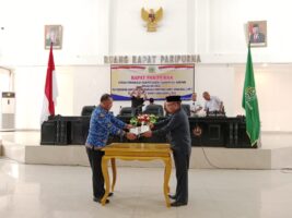 DPRD Gelar Rapat Paripurna Penyerahan LKPJ Bupati Konawe Tahun Anggaran 2022