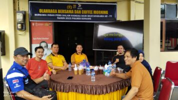 Sambut Hari Bhayangkara, Polres Konawe Gelar Kegiatan Olahraga dan Coffee Morning Bersama Insan Pers