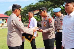 Kapolres Konawe Beri Penghargaan Kepada 39 Personel Berprestasi