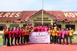 Meriah Perayaan Hari Jadi Polwan dan Kesatuan Gerak Bhayangkari di Polres Konawe