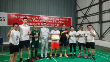 Bangun Hubungan Harmoni, Pemda Konawe dan PT OSS Gelar Pertandingan Persahabatan